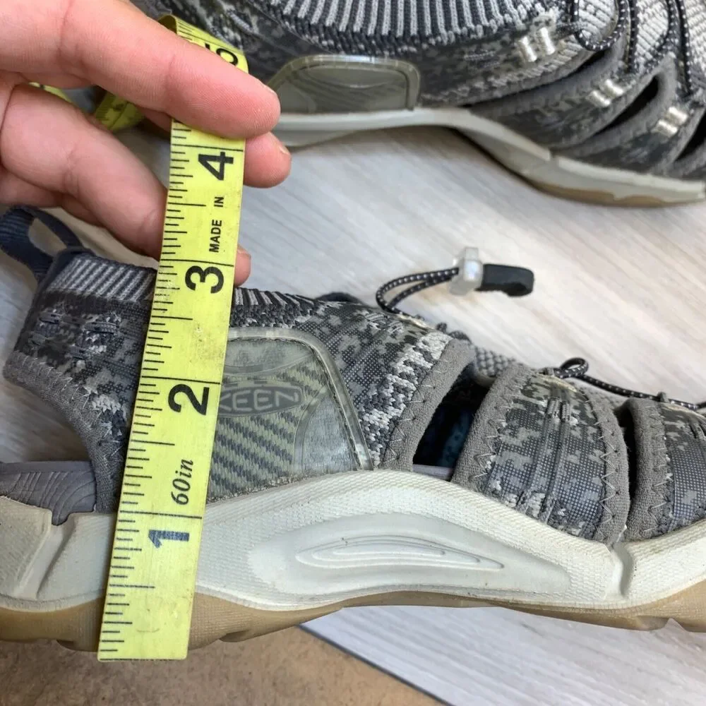 KEEN Sandals Evofit Sz 8 Womens Gray‎ Fisherman Hiking Waterproof Shoes Sport